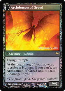 Details about   Ravenous Demon Archdemon of Greed FOIL Dark Ascension NM Rare CARD ABUGames