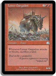 Lesser Gargadon (Magic card) Lesser Gargadon (Magic card)