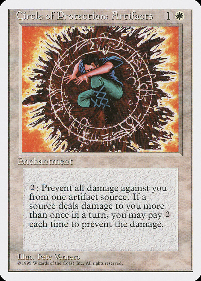 Circle Of Protection Artifact (Magic card)