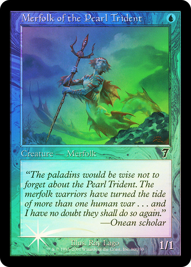 Merfolk Of The Pearl Trident (magic Card)