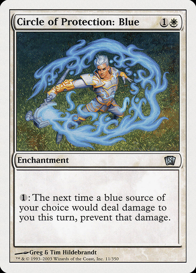 Circle Of Protection Blue (Magic card)