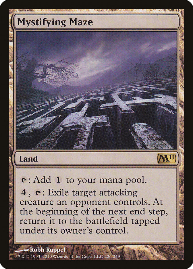 Mystifying Maze Magic Card