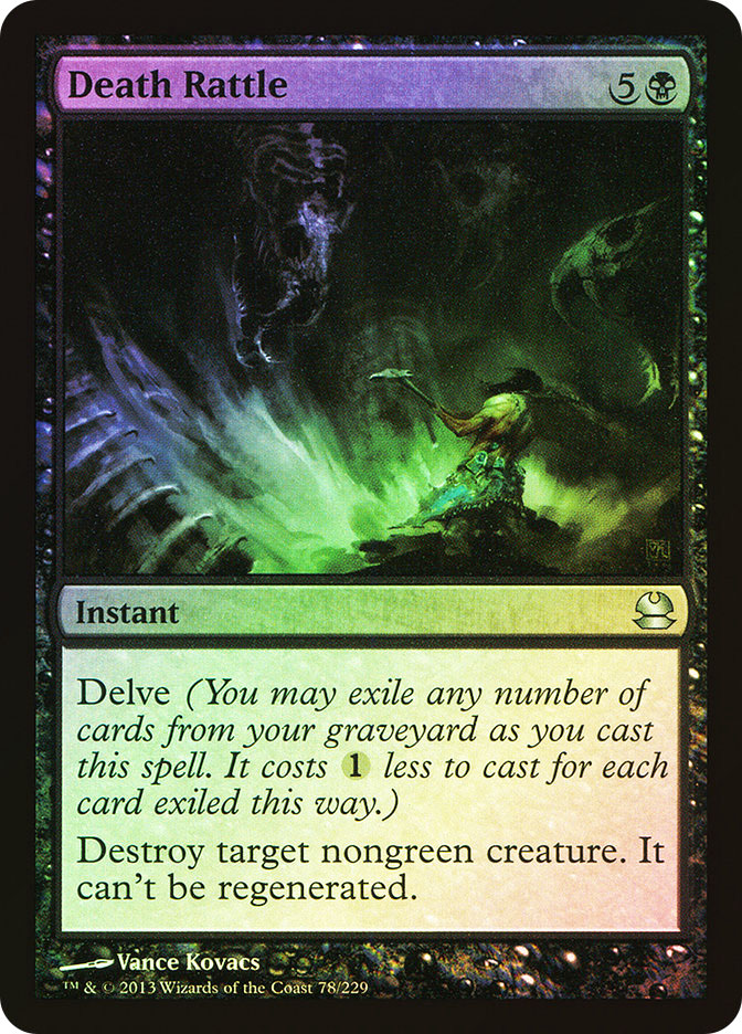 Death Rattle (Magic card)