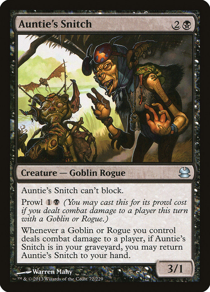 Magic: Modern Masters 072: 	Aunties Snitch - Foil 
