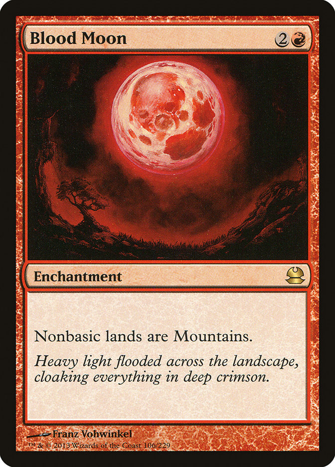 Magic: Modern Masters 106: 	Blood Moon 