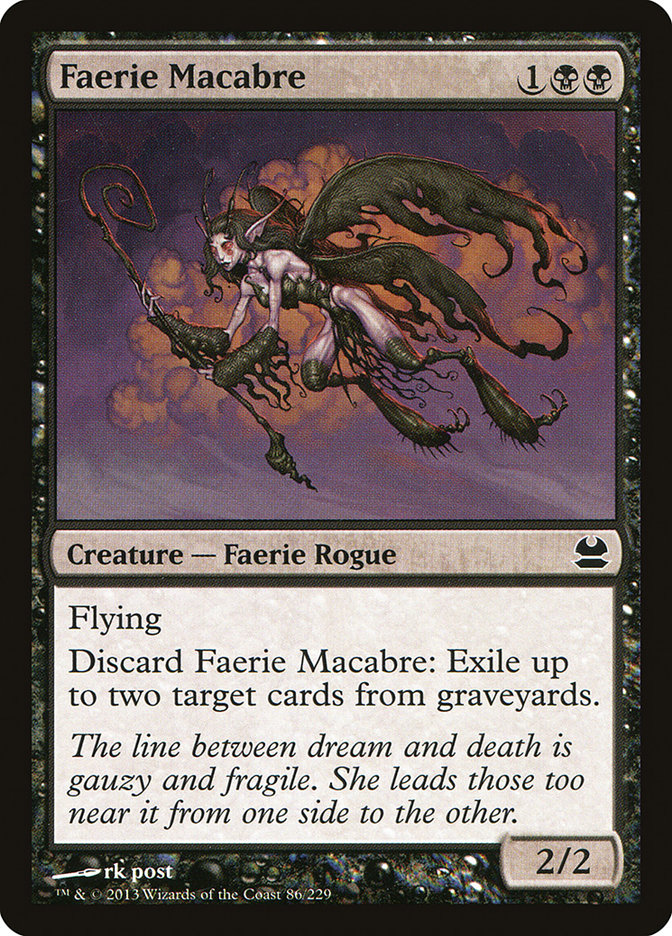 MTG: Modern Masters 086: 	Faerie Macabre 