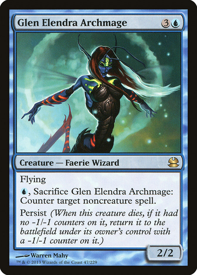 MTG: Modern Masters 047: Glen Elendra Archmage 