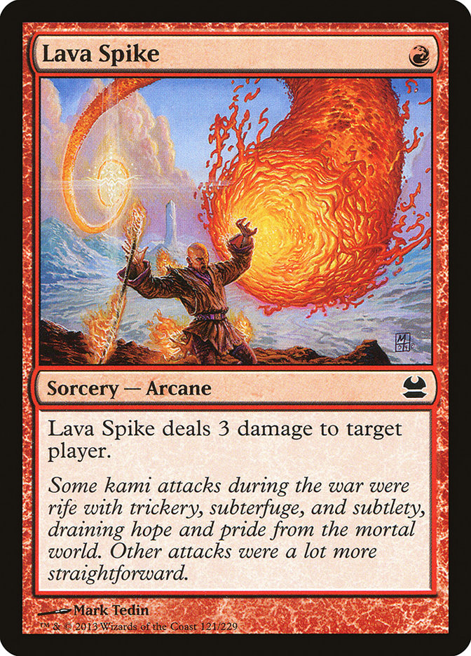 Magic: Modern Masters 121: Lava Spike 