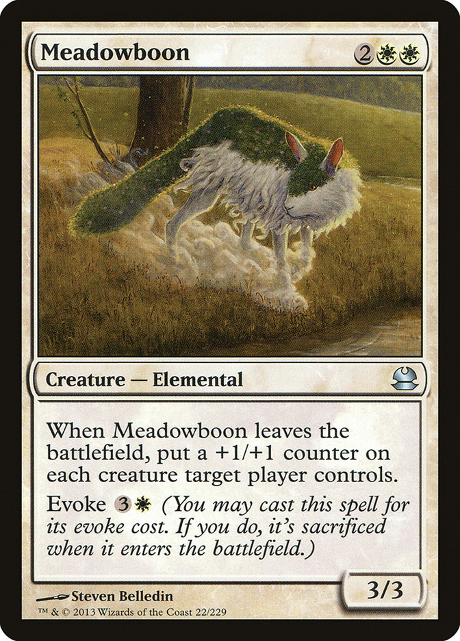 MTG: Modern Masters 022: Meadowboon 
