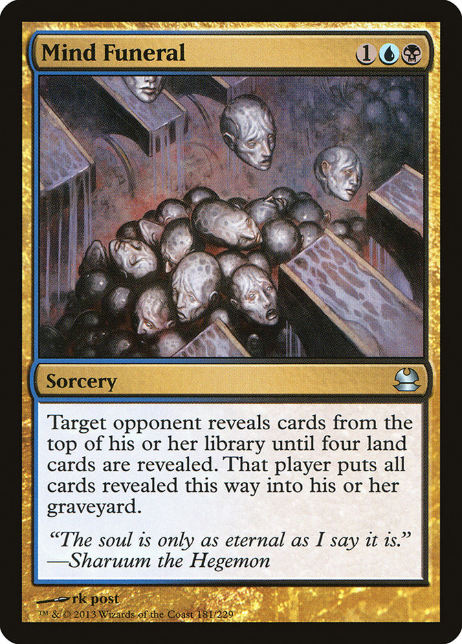 Magic: Modern Masters 181: Mind Funeral 