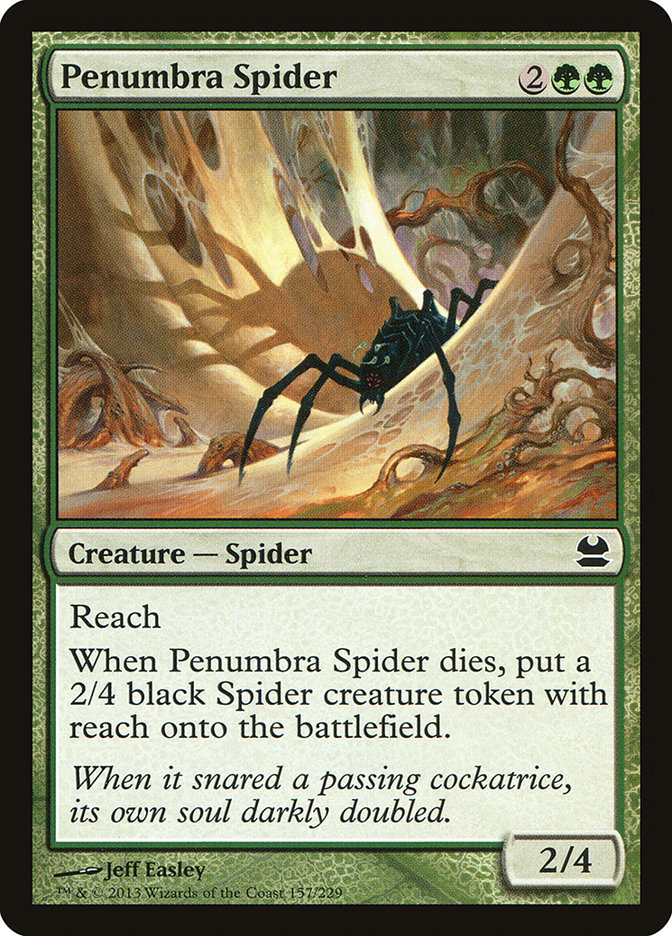 Magic: Modern Masters 157: Penumbra Spider - Foil 