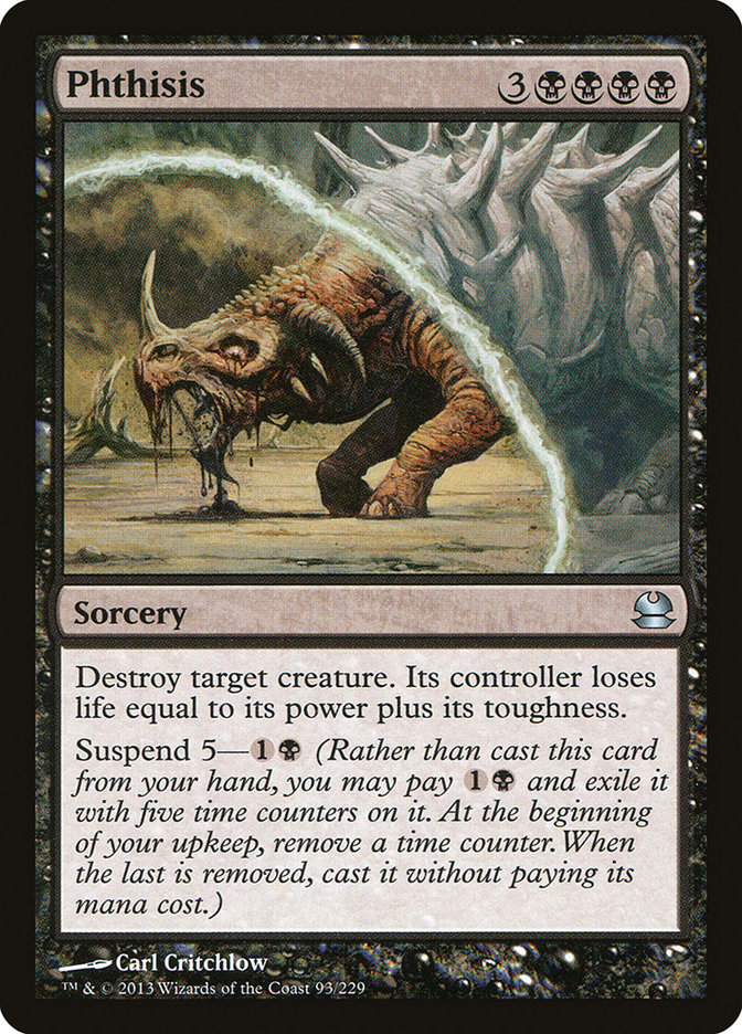 Magic: Modern Masters 093: Phthisis - Foil 