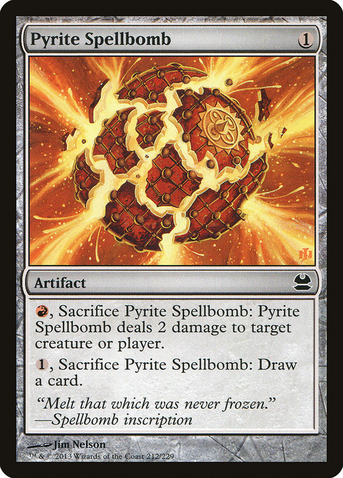 MTG: Modern Masters 212: Pyrite Spellbomb  