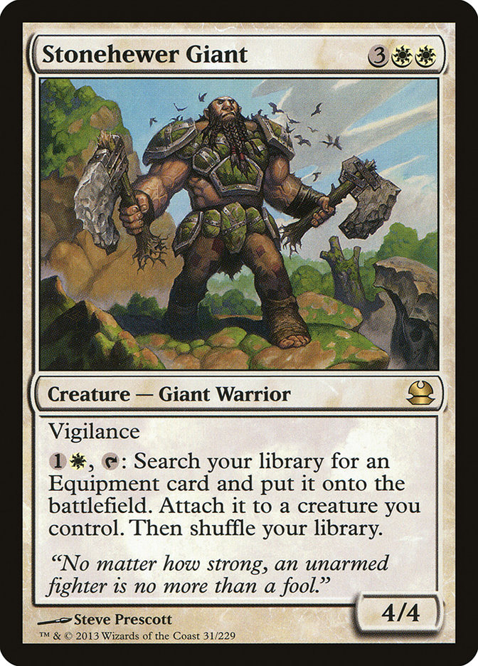 MTG: Modern Masters 031: Stonehewer Giant 