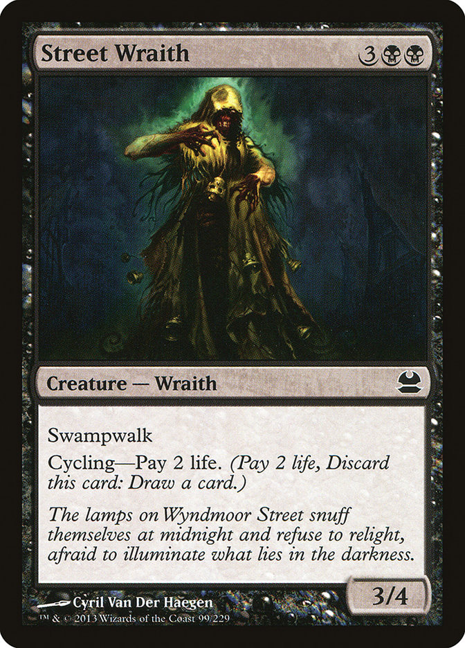 Magic: Modern Masters 099: Street Wraith 