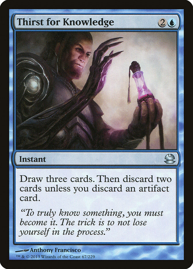 Magic: Modern Masters 067: Thirst for Knowledge 