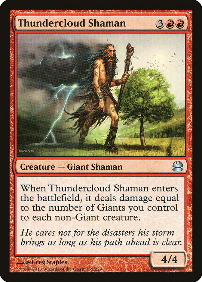 Magic: Modern Masters 135: Thundercloud Shaman 