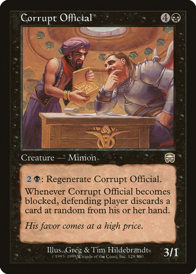 Corrupt Official (Magic card)