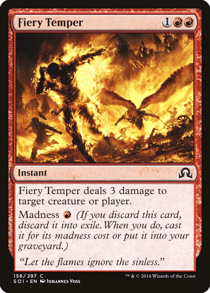 Fiery Temper card preview