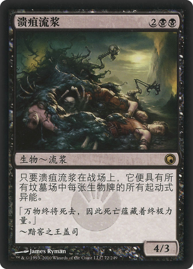 Necrotic Ooze Magic Card