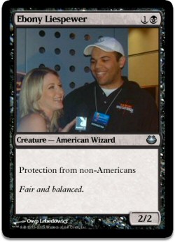 Thankfully, this card has no protection from Playmates.