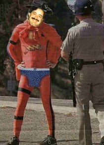 Is it a bird? Is it a plane? No, it's Super-Romeo!