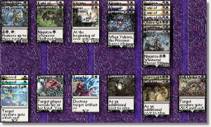 The MODO deck layout.