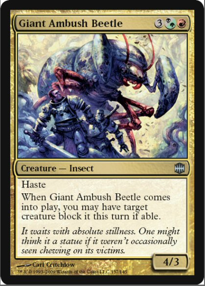 Giant Ambush Beetle!