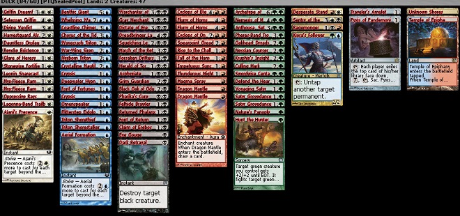 PTQ Top 8
    Sealed Pool