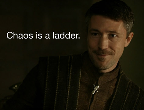Chaos is a
    ladder...