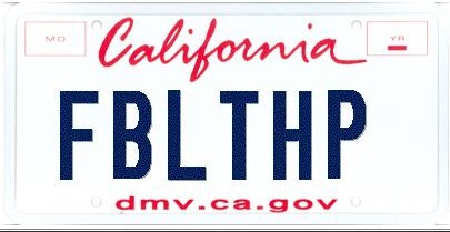 Vanity Plate 3