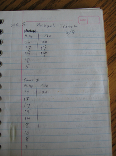 round 1 scores