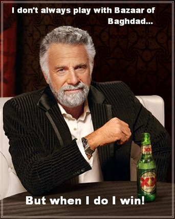 Dos Equis Man Bazaar of  Baghdad