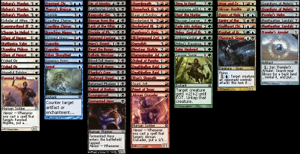 Sealed Deck - Sorted by color