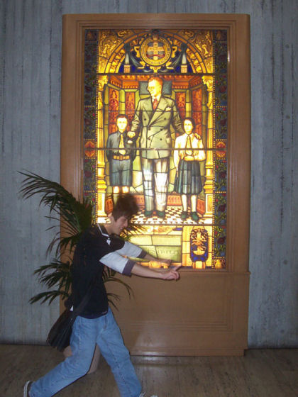 The Stained Glass Accountant devours another unsuspecting victim...