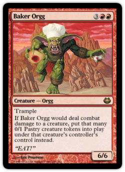 Orgg was famed for his razor-sharp teeth, his sadistic streak, and his Cherry Bakewells