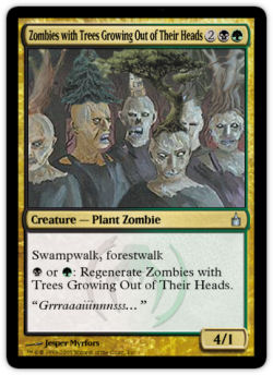 Zombies with Trees Growing Out of Their Heads