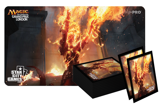 Grand Prix London's official playmat and sleeves!