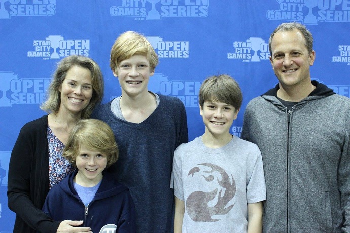 The Kiefer Family at the Dallas Open