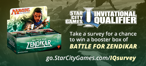 Take our IQ survey for a chance to win a box of Battle for Zendikar!