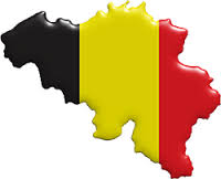 Belgium in Flag Colors