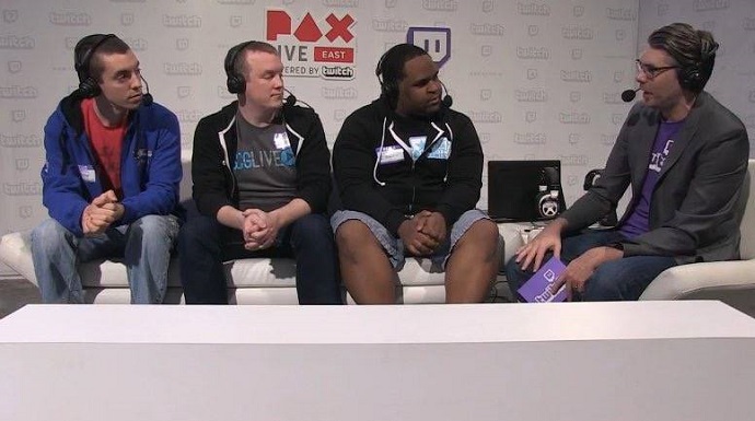 Cedric, Jeremy, and Jim at PAX