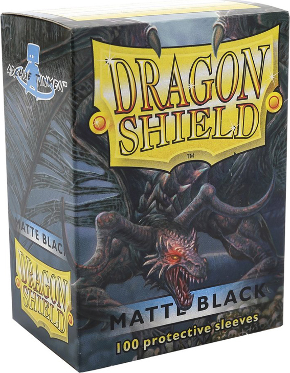 Dragon Shield Matte Sleeves - Matte Black