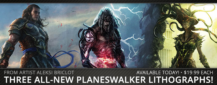 Three New Aleksi Briclot Lithographs!