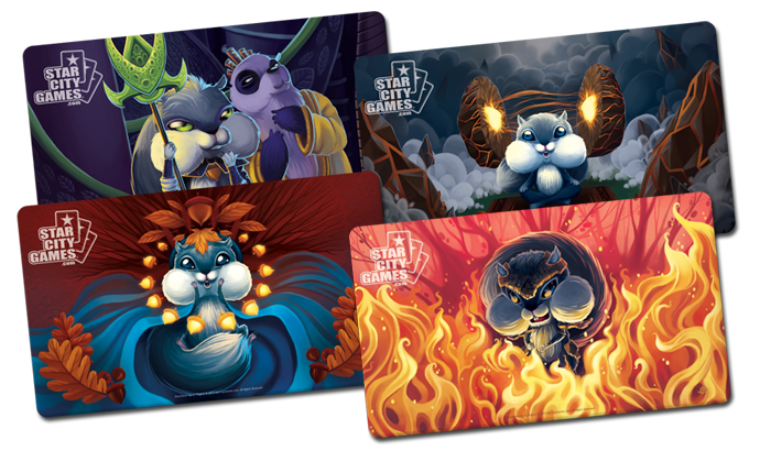 Extended Art Squirrel Series Playmats