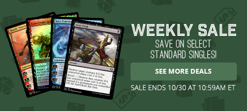 Weekly Sale - Save on Select Standard Singles!