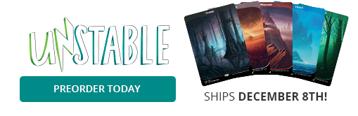 Preorder Unstable Today! Ships December 18th