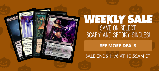 Weekly Sale - Save on select scary and spooky singles!