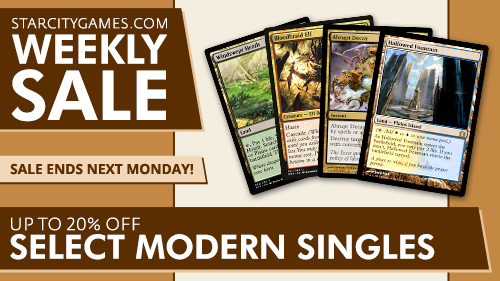 Weekly Sale - Up to 20% Off Select Modern Singles!