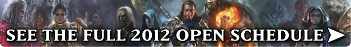 See the Full 2012 Open Schedule